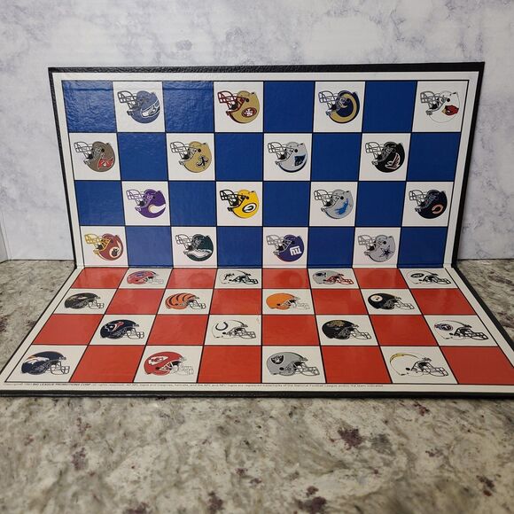 Vintage ST. LOUIS RAMS vs 49ers Checkers Game Set Rare! - Picture 5 of 16